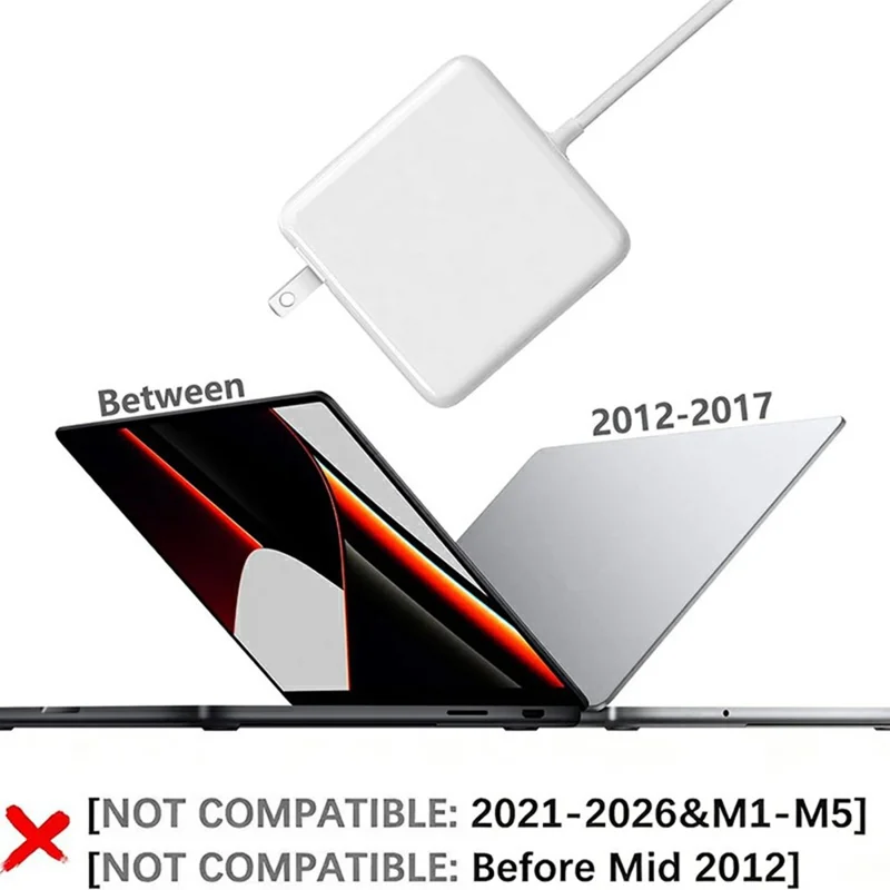 60 W Mag2 T-Tip-Netzteil für MacBook Pro 13 Zoll mit Retina Display (2015) A1502 / (2013) / (2012) A1425 – US-Stecker