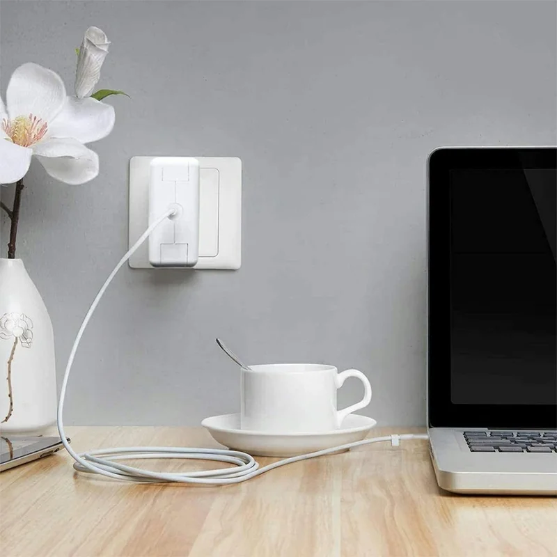 60W Mag1 L-Tip Power Adapter for MacBook 13 inch (2006) A1181/MacBook Pro 13 inch (2008)/(2009)/(2011)/(2012) A1278 - EU Plug