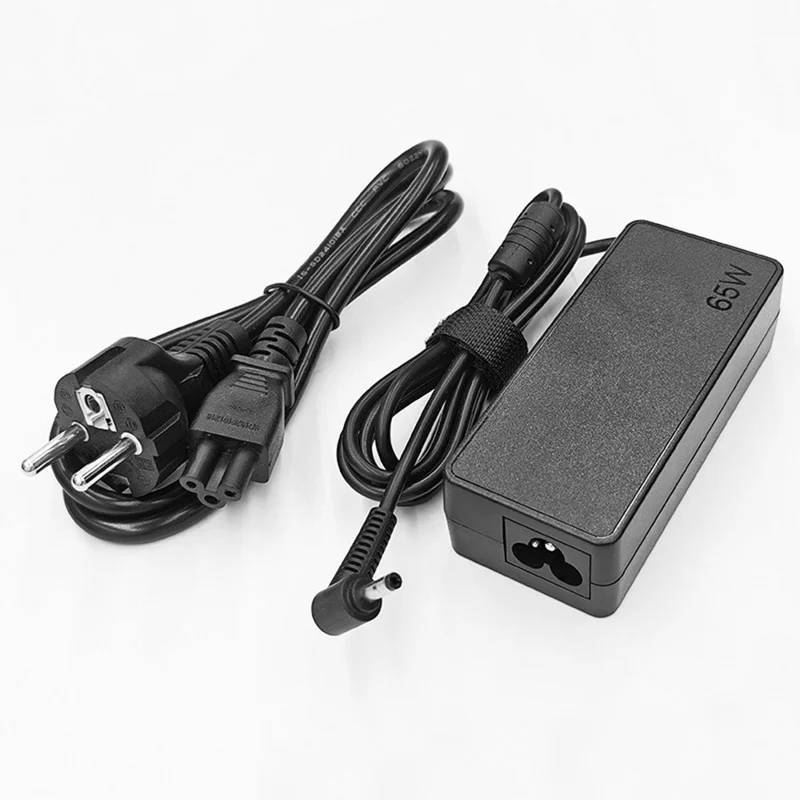 65W Laptop Charger 20V 3.25A for Lenovo IdeaPad 3 / IdeaPad 5 / Flex 5 Power Adapter 4.0x1.7mm - EU Plug