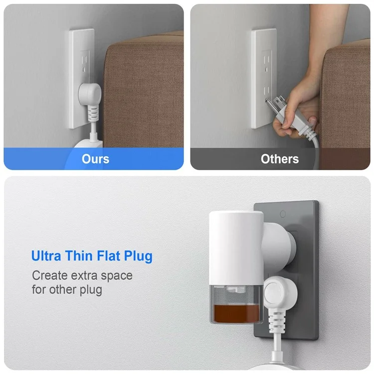 EL-13 US Pugl Pull Hanging Travel Power Strip 3 AC Tools 2 Estação de Carregamento Portátil USB