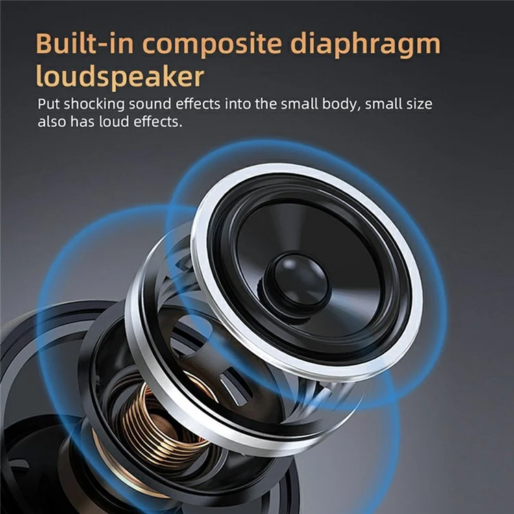 Proiettore portatile multifunzione mini T11 Home Theater HD - Spina AU