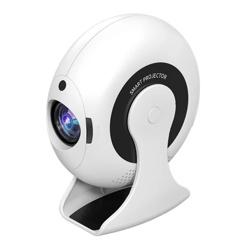 CD200 Android 11.0 Portable Projector 270 Degree Rotation Multifunction LCD Home Theater 1+8GB - EU Plug