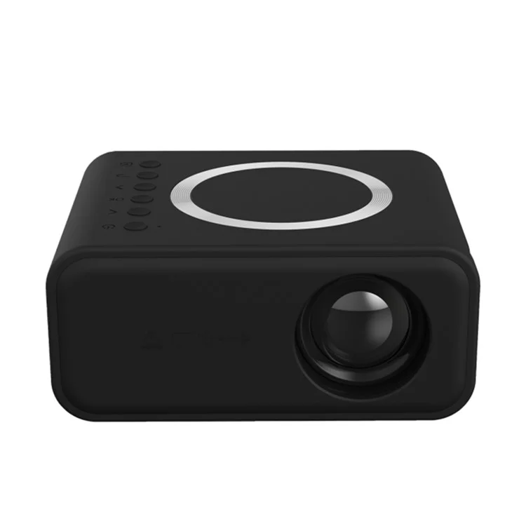 T300S 320x240 24ANSI Lumens LCD Projector Home Theater Mini Projector Support Wired / Wireless Sync Screen - Black / EU Plug