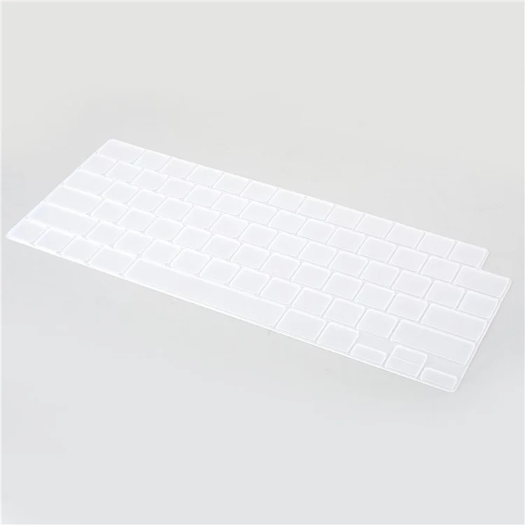 Ultra-thin Clear Keyboard Cover Soft TPU Keyboard Protector for EU Version MacBook Pro 14.2'' (A2442) / Pro 16.2'' (A2485)