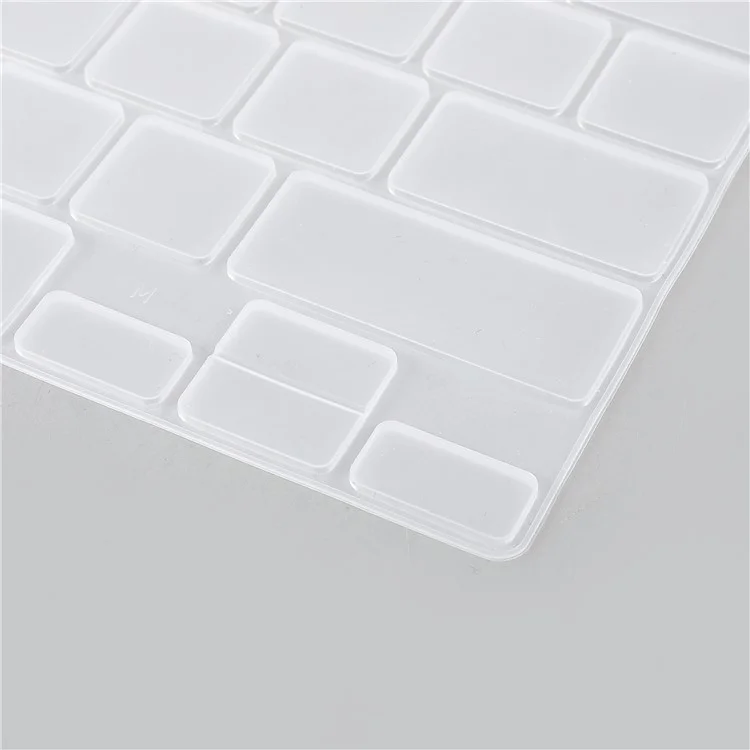 Ultra-thin Clear Keyboard Cover Soft TPU Keyboard Protector for EU Version MacBook Pro 14.2'' (A2442) / Pro 16.2'' (A2485)