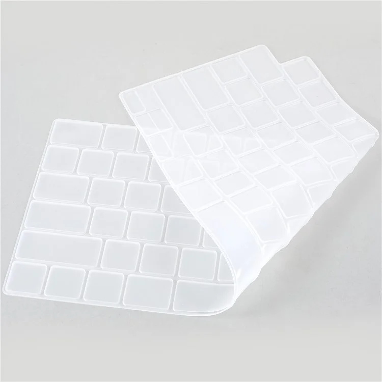 Ultra-thin Clear Keyboard Cover Soft TPU Keyboard Protector for EU Version MacBook Pro 14.2'' (A2442) / Pro 16.2'' (A2485)