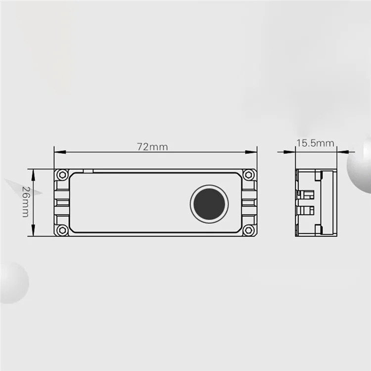 M.2 SSD Heatsink Cooler Temperature Digital Display Cooling Plate with Cooling Fan Dissipation Radiator - Silver