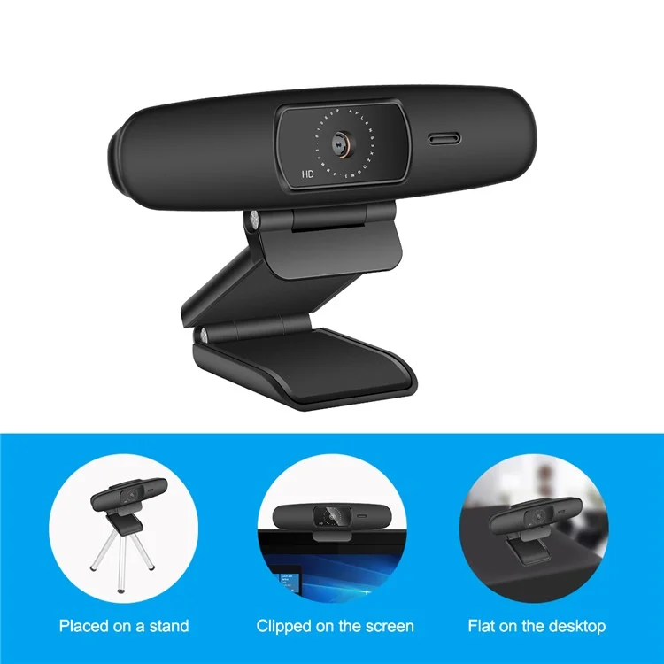 A9Pro Autofocus HD 1080P Camera 360° Rotation Live Video Conference Camera with Microphone