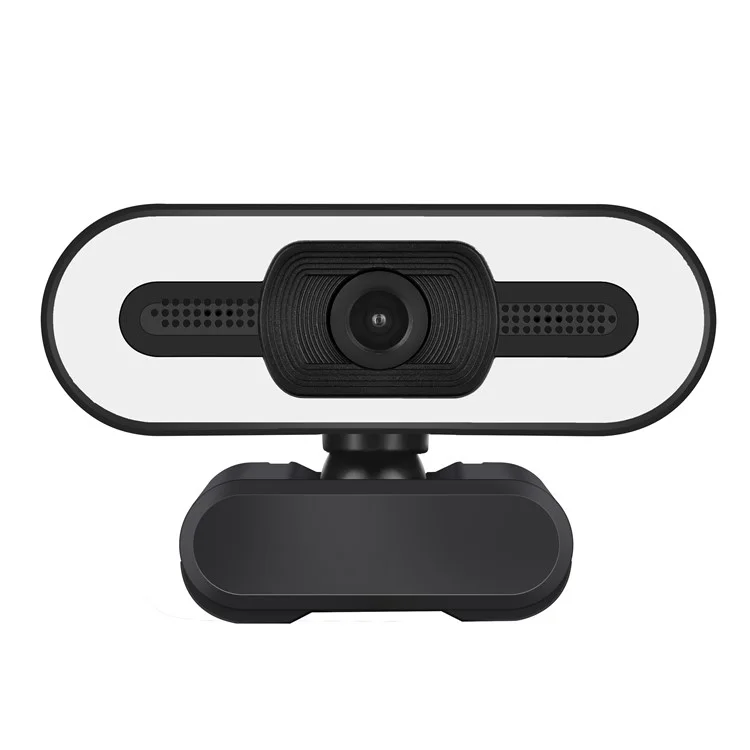 A55 1080P Computer Camera Home Office Built-in Microphone for Live Teaching USB Webcam with LED Fill Light