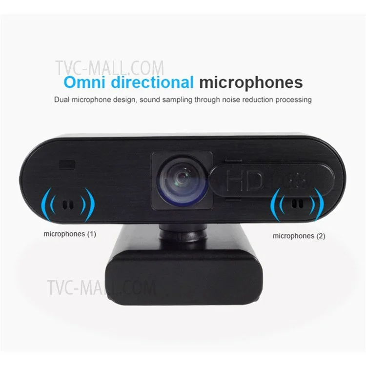 H703 30fps 1080p Came Autofocus HD Fulle Camerie USB Webcam Avec Microphone / Couverture de Princiacté Pour le Confidention de Strieux en Live Striming Live