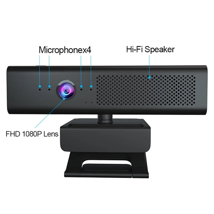 Cámara web HD 1080P con autofocus USB para conferencias por ordenador H720