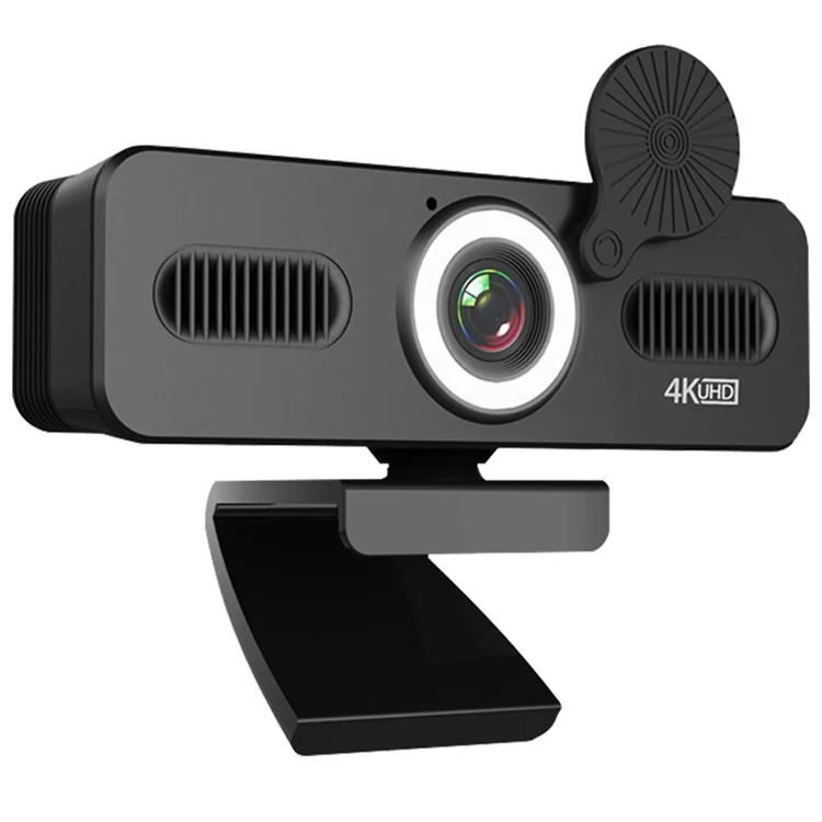 ELEBEST 1080P USB Computer Camera Live Streaming Video Conference Built-in Mic Webcam with Fill Light