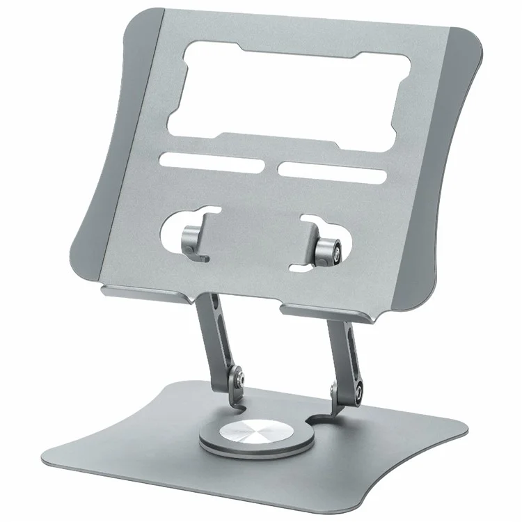 Soporte de laptop plegable de aleación de aluminio G69 con disipación de calor - Gris