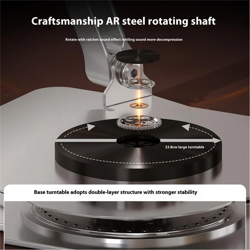 D031 Alloy Steel Rotatable Desktop Laptop Holder Heat Dissipation Notebook Heighten Stand - Grey