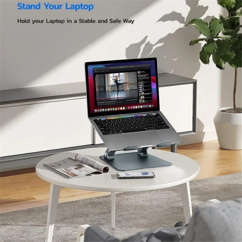 DT010 Adjustable Notebook Heat Dissipation Stand Aluminum Alloy Desktop Laptop Bracket