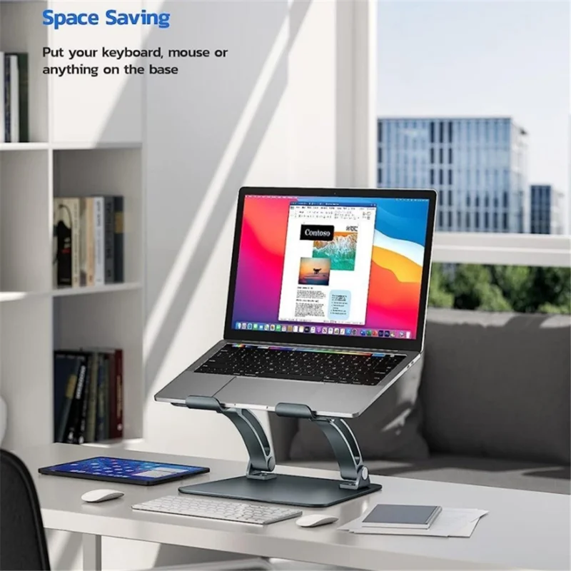 DT010 Adjustable Notebook Heat Dissipation Stand Aluminum Alloy Desktop Laptop Bracket
