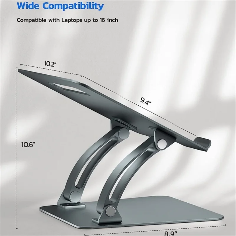 DT010 Adjustable Notebook Heat Dissipation Stand Aluminum Alloy Desktop Laptop Bracket