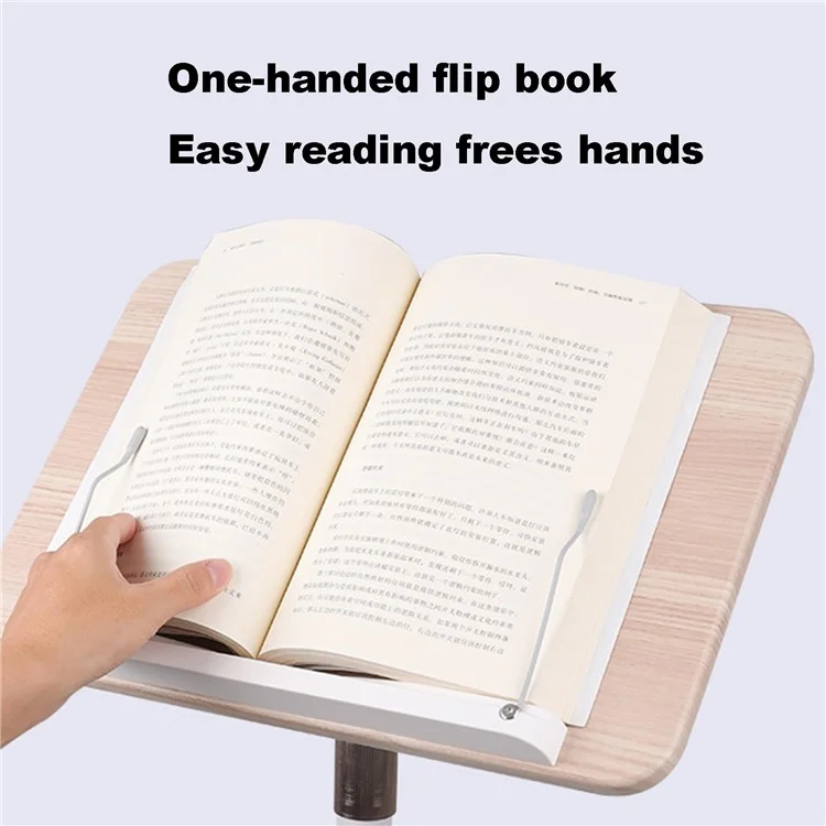 XY-37 Multifunction Laptop Tablet Display Holder Book Holder Floor Stand 23-70cm Adjustable Height - White