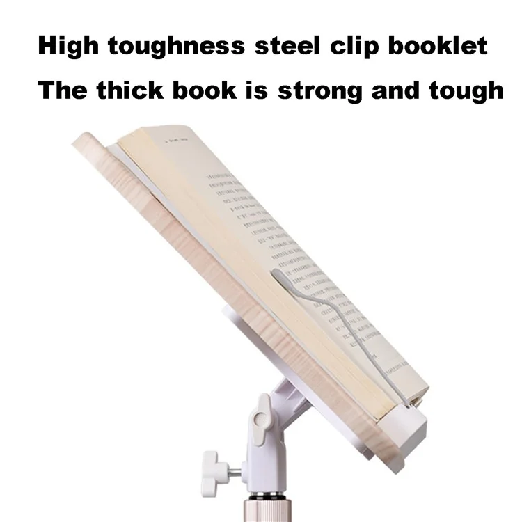 XY-37 Multifunction Laptop Tablet Display Holder Book Holder Floor Stand 23-70cm Adjustable Height - White