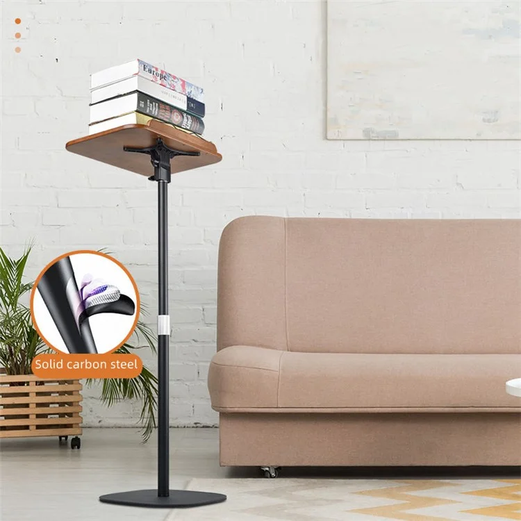 XY-32 Multifunction Laptop Tablet Display Holder Book Holder Floor Stand 50-130cm Adjustable Height - Black