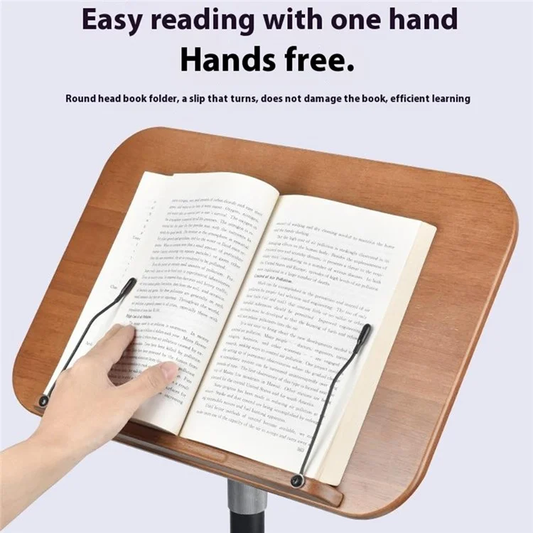XY-32 Multifunction Laptop Tablet Display Holder Book Holder Floor Stand 50-130cm Adjustable Height - Black