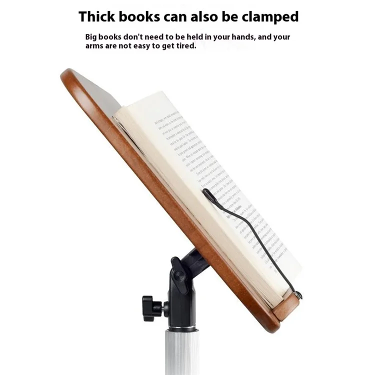 XY-32 Multifunction Laptop Tablet Display Holder Book Holder Floor Stand 50-130cm Adjustable Height - Black