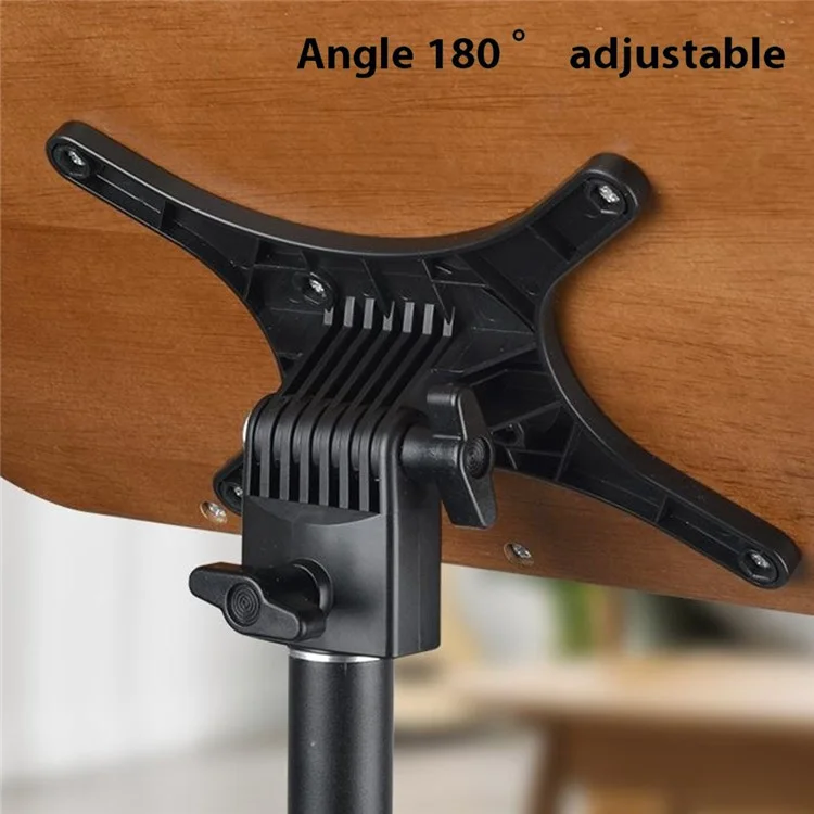 XY-32 Multifunction Laptop Tablet Display Holder Book Holder Floor Stand 50-130cm Adjustable Height - Black