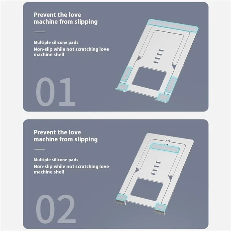 H12PLUS Portable Foldable Desktop Tablet Holder Aluminum Alloy Heat Dissipation Display Stand