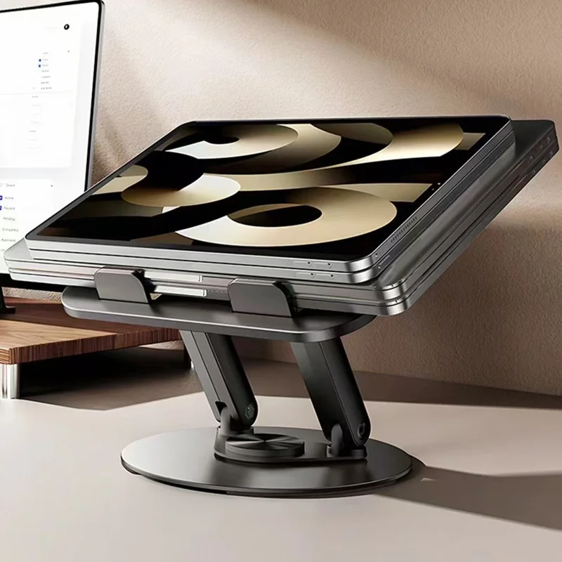 COTECI BS-011 Supporto portatile pieghevole e rotante per laptop, supporto regolabile da tavolo per tablet e notebook