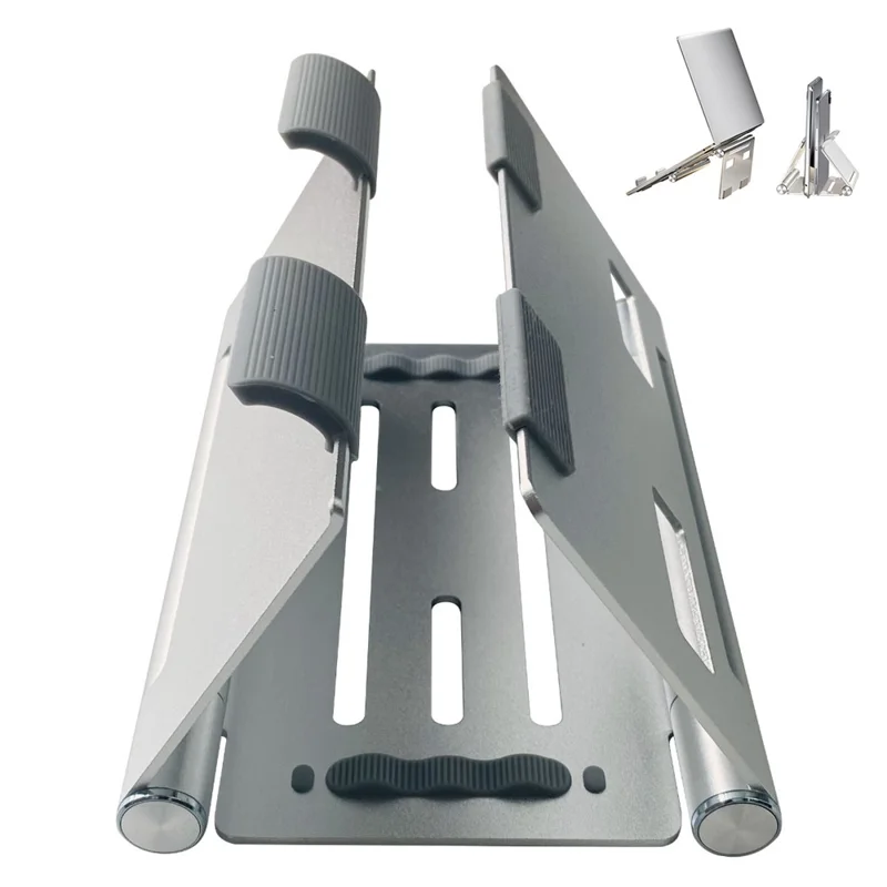 BENWIS 3 in 1 Supporto Pieghevole per Laptop Tablet in Lega di Alluminio Multifunzionale Supporto per Notebook Tablet Telefono da Scrivania
