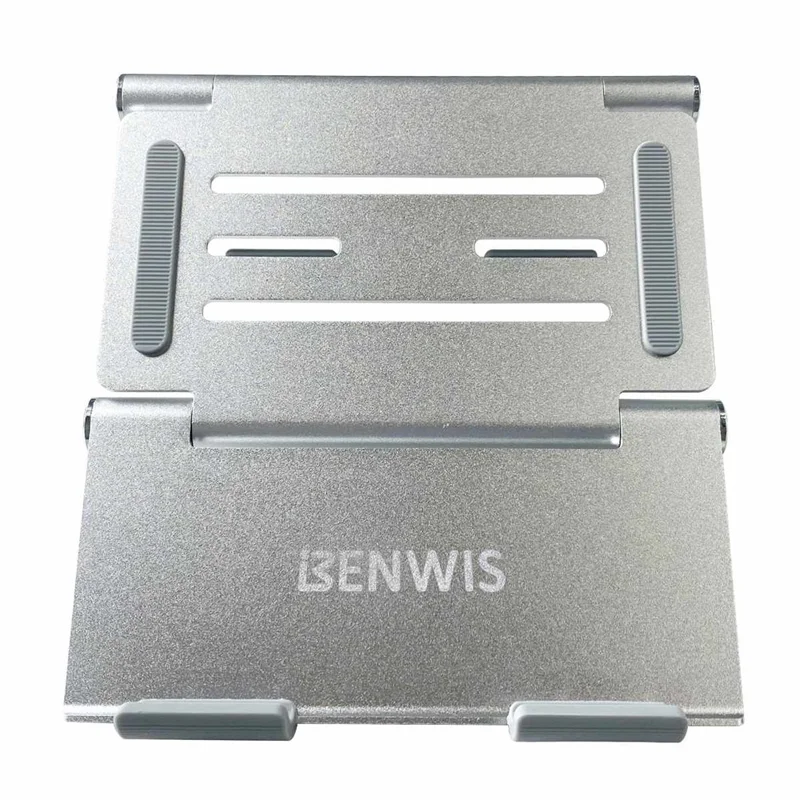 BENWIS 3 in 1 Supporto Pieghevole per Laptop Tablet in Lega di Alluminio Multifunzionale Supporto per Notebook Tablet Telefono da Scrivania