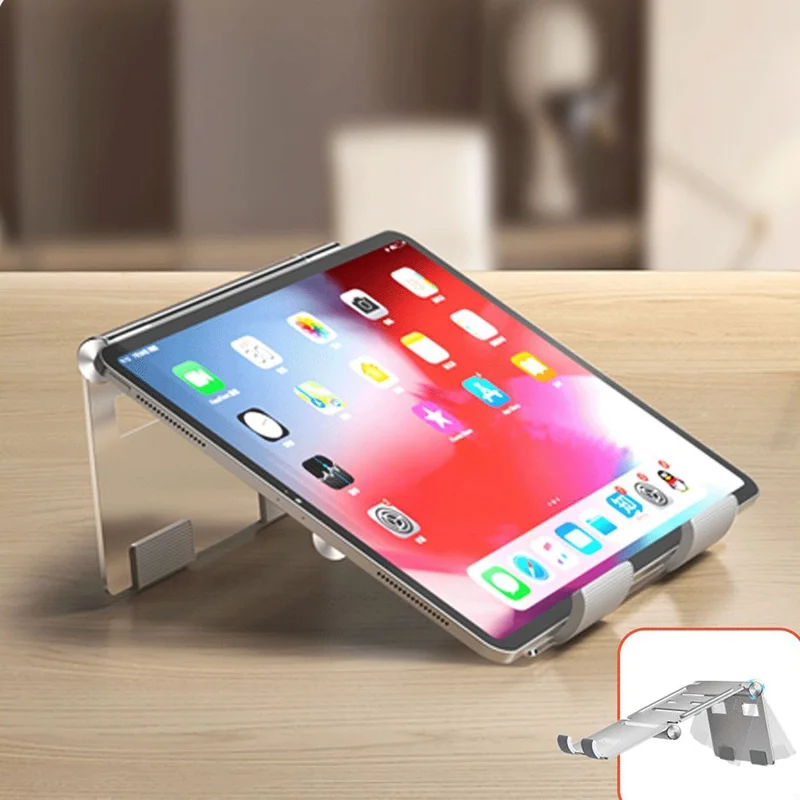 BENWIS 3 in 1 Supporto Pieghevole per Laptop Tablet in Lega di Alluminio Multifunzionale Supporto per Notebook Tablet Telefono da Scrivania