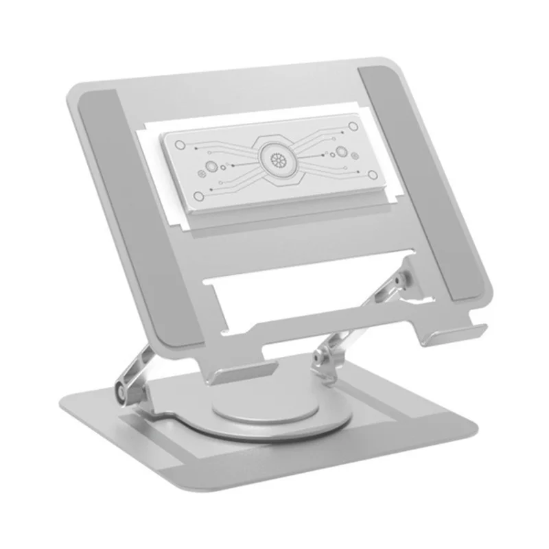 Support de Refroidissement pour Ordinateur Portable à Rotation à 360 Degrés et Hauteur Réglable