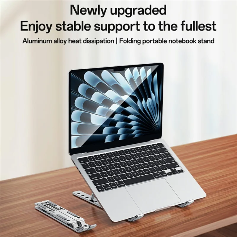 YESIDO LP07 لحامل أجهزة الكمبيوتر المحمولة من 13 إلى 20 بوصة، حامل قابل للتعديل في الارتفاع مصنوع من سبائك الألومنيوم