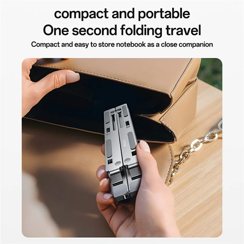 YESIDO LP07 لحامل أجهزة الكمبيوتر المحمولة من 13 إلى 20 بوصة، حامل قابل للتعديل في الارتفاع مصنوع من سبائك الألومنيوم