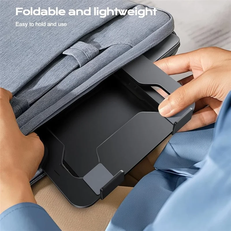 NH-02B Foldable Laptop Stand For 10 - 15.6 Inch Notebooks Adjustable Height Ergonomic Cooling Support