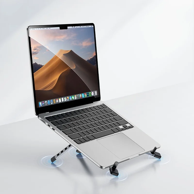 YESIDO LP10 Laptop Stand Foldable Adjustable Height Cooling Pad Notebook Laptop Holder