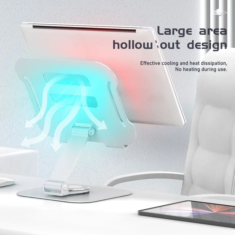 R-giust BJ01-02 360 Gradi Ruota Per Rotazione Del Taccuino Sollevamento Della Staffa in Lega Per Laptop Stand Per Laptop Per Laptop