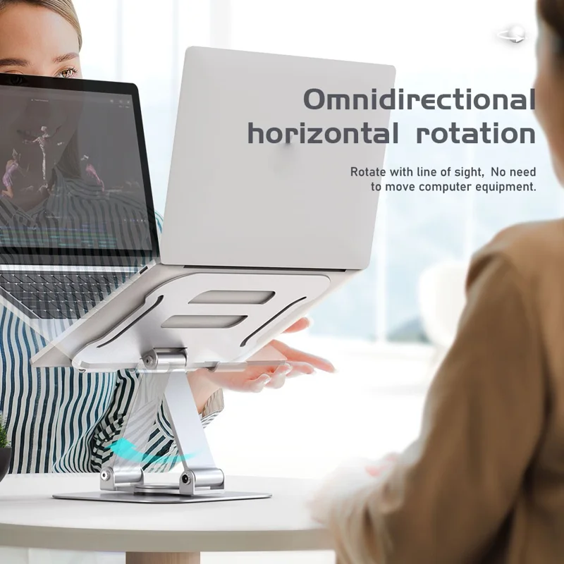 R-giust BJ01-02 360 Gradi Ruota Per Rotazione Del Taccuino Sollevamento Della Staffa in Lega Per Laptop Stand Per Laptop Per Laptop