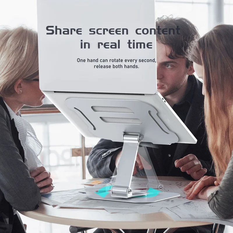 R-giust BJ01-02 360 Gradi Ruota Per Rotazione Del Taccuino Sollevamento Della Staffa in Lega Per Laptop Stand Per Laptop Per Laptop