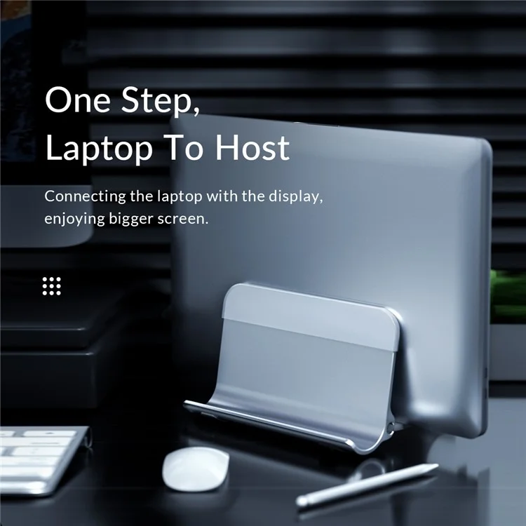 ORICO ORICO-NPB2 Notebook Vertical Aluminum Alloy Bracket Desktop Laptop Holder Stand - Grey
