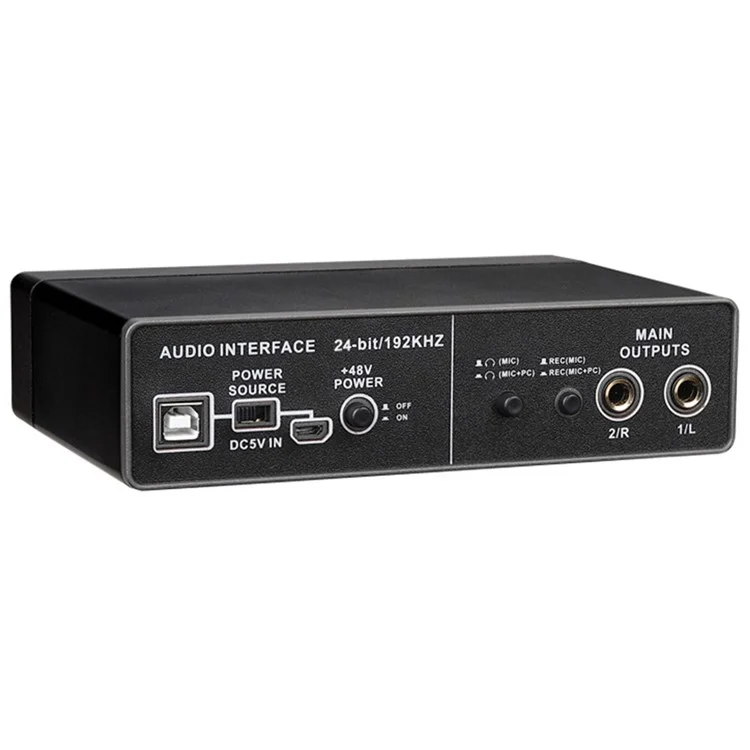 TEYUN Q22 Sound Card USB Karaoke Recording Audio Live Broadcast KTV Sound Card for Live Broadcast, K Songs, Recording, Voice Chatting
