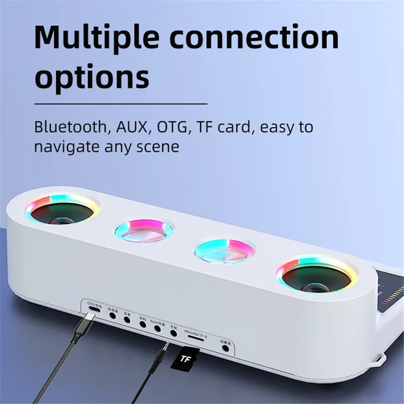 S20 Audio Microphone Sound Card with Dual Microphone for Karaoke Party Soundcard Device - White