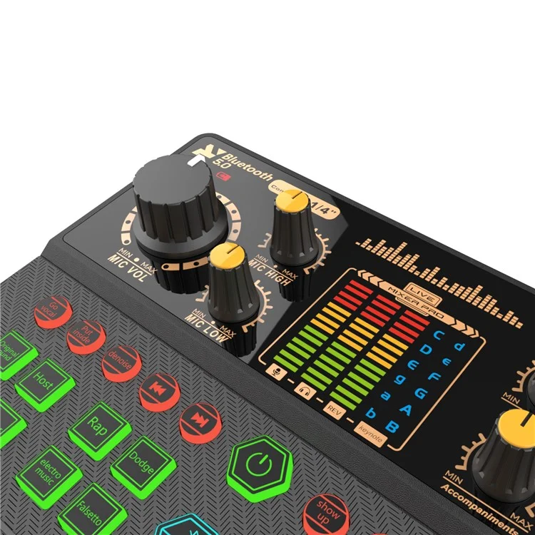 Carte son pour diffusion en direct S5 Téléphone portable Ordinateur portable Mixeur Microphone Bluetooth