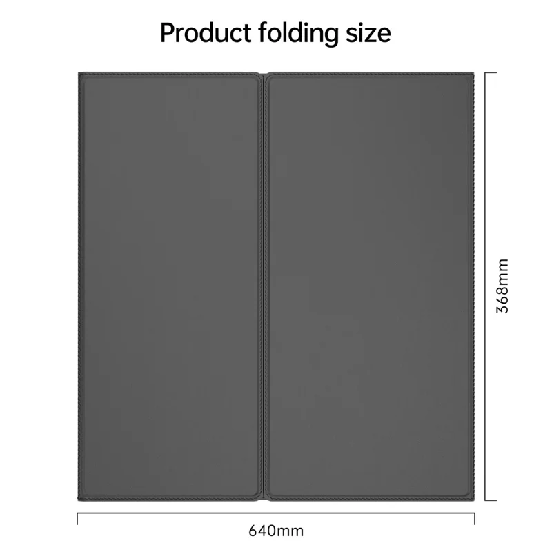 Tapete Multifunction Desk Mat em Couro PU, Suporte para Laptop, Telefone, Livro, Suporte de Mesa Impermeável, Mousepad
