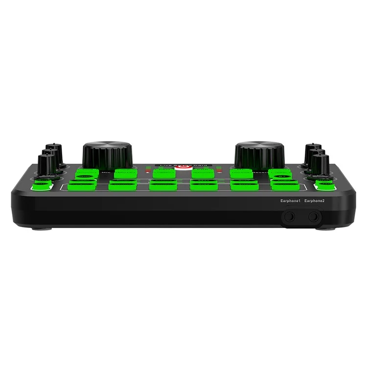 X60 Sound Card Console Desk System Sound Card Mixer für Karaoke, Sendung, KTV-Gesang - (Englische Version)