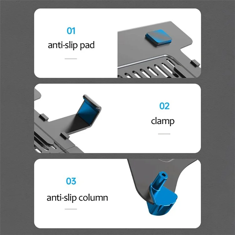NORTH BAYOU FP-2 For 10"-17" Laptop Mount Holder Notebook Tray Compatible with VESA 75x75mm / 100x100mm