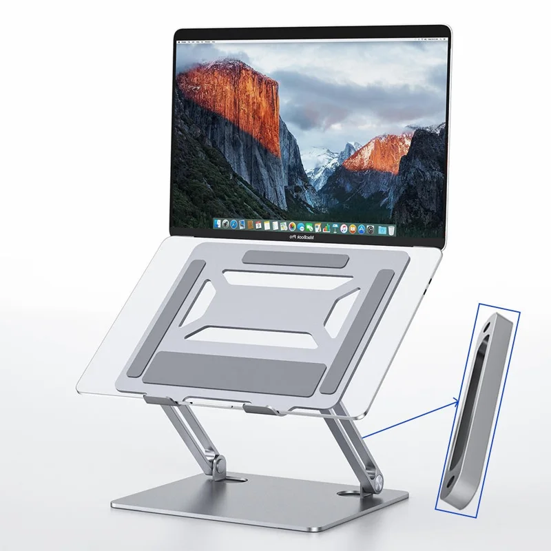 E13 Aluminum Alloy Foldable Laptop Heighten Bracket Desktop Adjustable Notebook Heat Dissipation Stand