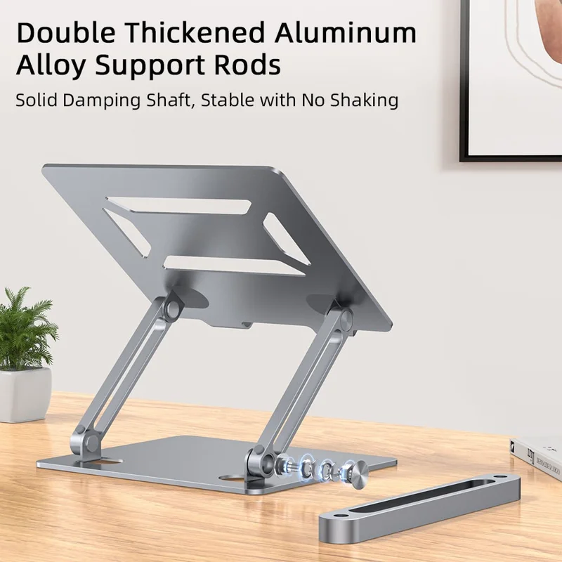 E13 Aluminum Alloy Foldable Laptop Heighten Bracket Desktop Adjustable Notebook Heat Dissipation Stand
