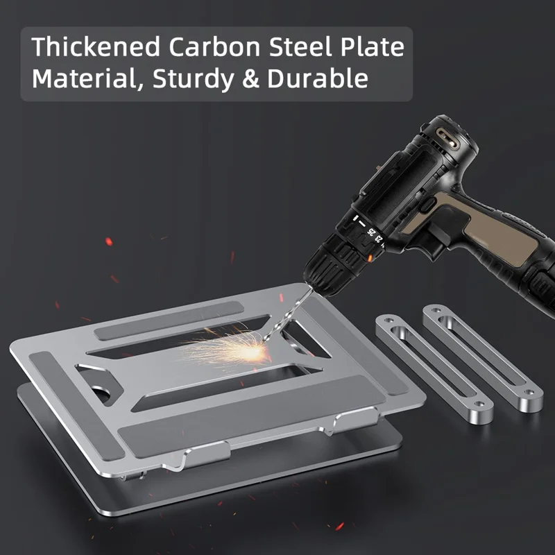 E13 Aluminum Alloy Foldable Laptop Heighten Bracket Desktop Adjustable Notebook Heat Dissipation Stand